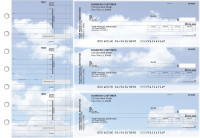 Clouds Invoice Business Checks | BU3-CDS21-INV