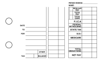 Vintage Multi Purpose Designer Business Checks  | BU3-CDS25-DEP