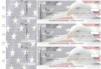 American Flag Invoice Business Checks | BU3-CDS32-INV
