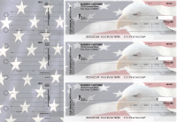 American Flag Invoice Business Checks | BU3-CDS32-INV