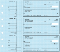 Blue Safety Deskset Personal Checks Style 2 | DS-BLS02